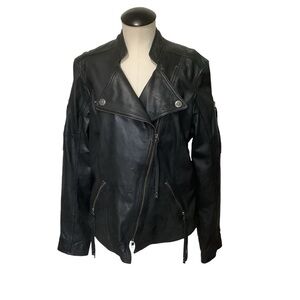 HARLEY-DAVIDSON‎ Goatskin Leather Motorcycle Jacket - Size L